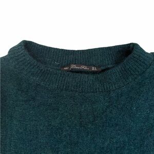 Elegant Wool Forest Green Women's Sweater Poncho